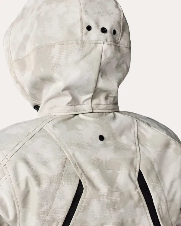 REV'IT Flare 3 H2O Ladies Motorjas Camo Grey/White> Motorjassen