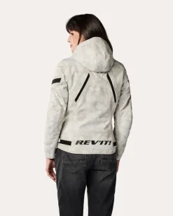 REV'IT Flare 3 H2O Ladies Motorjas Camo Grey/White><noscript><img width=