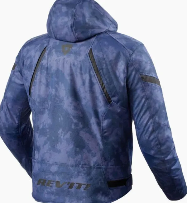 REV'IT Flare 3 H2O Motorjas Camo Blue> Motorjassen