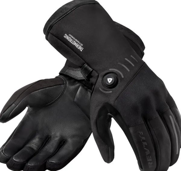 REV'IT Freedom H2O Heated Gloves Black> Motorhandschoenen