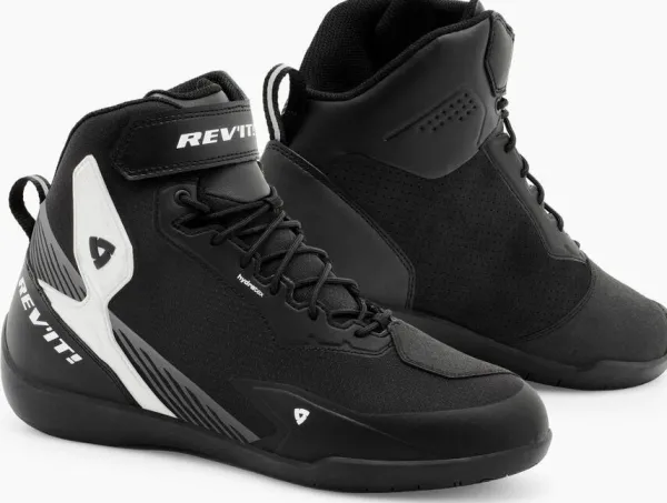 REV'IT G-Force 2 H2O Shoes Black/White>Heren Casual Motorschoenen|Heren Motorschoenen