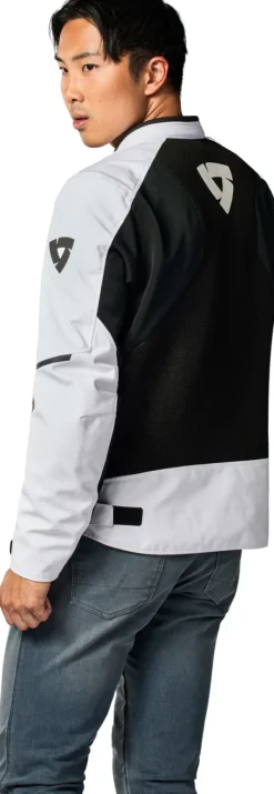 REV'IT GT-R 4 Air Motorjas Black/White><noscript><img width=