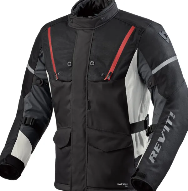 REV'IT Horizon 3 H2O Motorjas Black/Red> Motorjassen