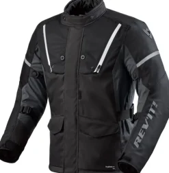 REV'IT Horizon 3 H2O Motorjas Black/White> Motorjassen