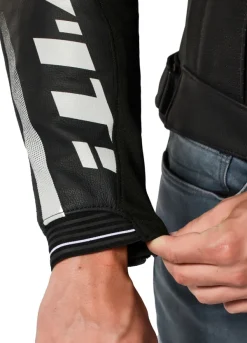 REV'IT Hyperspeed 3 Air Motorjas Black/White><noscript><img width=