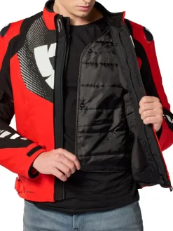 REV'IT Hyperspeed 3 H2O Motorjas Red/Black><noscript><img width=