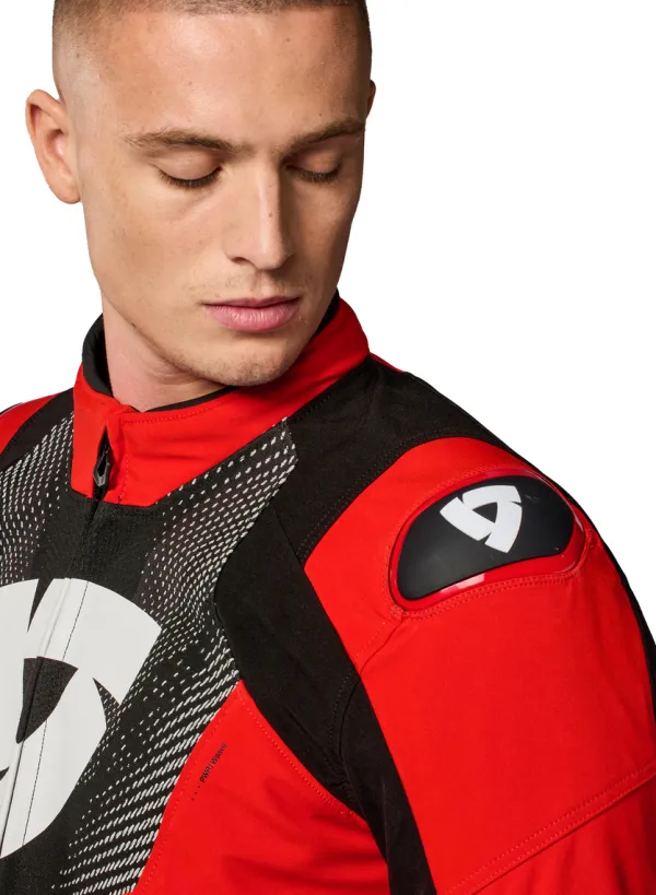 REV'IT Hyperspeed 3 H2O Motorjas Red/Black> Motorjassen