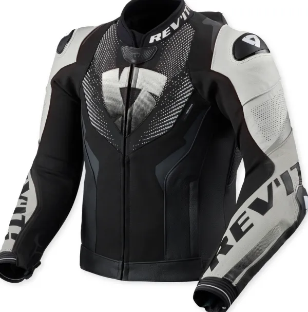 REV'IT Hyperspeed 3 Pro Motorjas Black/White> Motorjassen