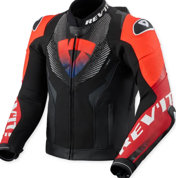 REV'IT Hyperspeed 3 Pro Motorjas Black/Red> Motorjassen