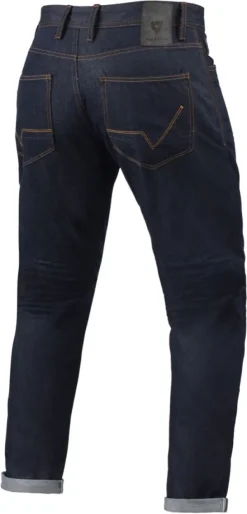 REV'IT Lewis Selvedge Tapered Motorjeans Dark Blue> Motorjeans