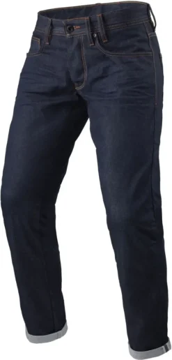 REV'IT Lewis Selvedge Tapered Motorjeans Dark Blue> Motorjeans