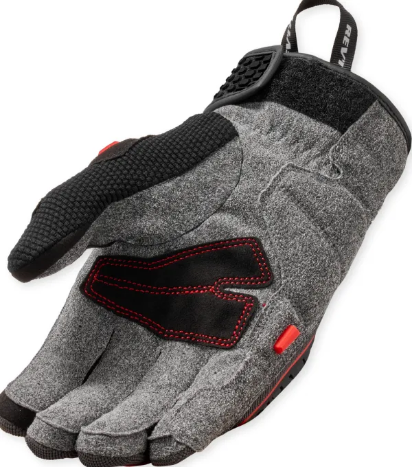 REV'IT Mangrove 2 Gloves Grey/Red> Motorhandschoenen