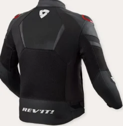 REV'IT Mantis 3 H2O Motorjas Black/Red> Motorjassen