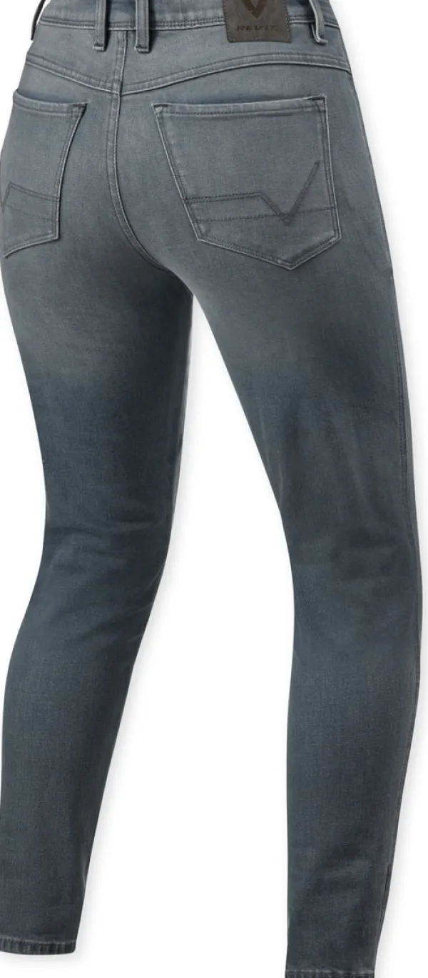 REV'IT Marley Ladies SK Motorjeans Medium Grey Used> Motorjeans