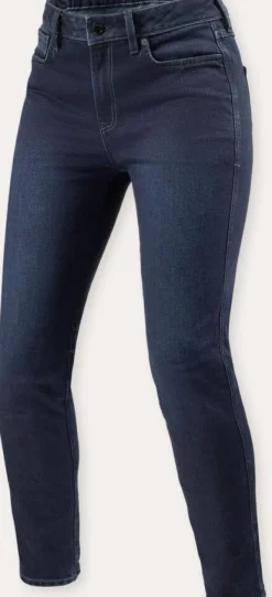 REV'IT Marzia Skinny Ladies Motorjeans Medium Blue Stone> Motorjeans