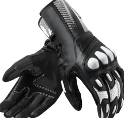 REV'IT Metis 2 Gloves Black/White> Motorhandschoenen
