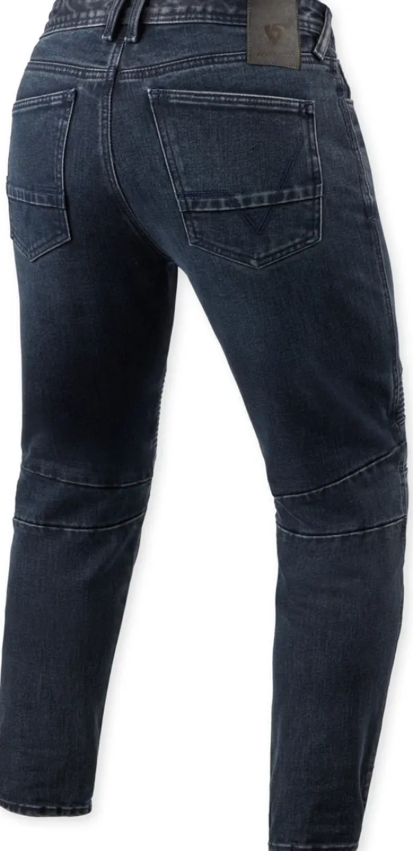 REV'IT Moto 2 TF Motorjeans Dark Blue/Black used> Motorjeans