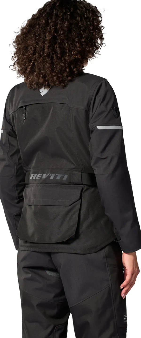 REV'IT Outback 5 H2O Ladies Motorjas Black> Motorjassen