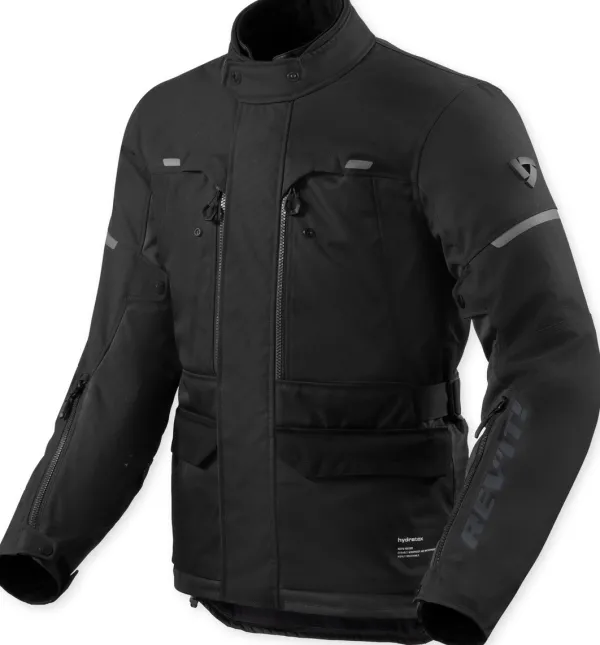 REV'IT Outback 5 H2O Motorjas Black> Motorjassen