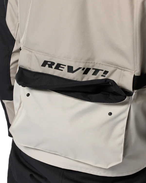REV'IT Outback 5 H2O Motorjas Sand/Black> Motorjassen