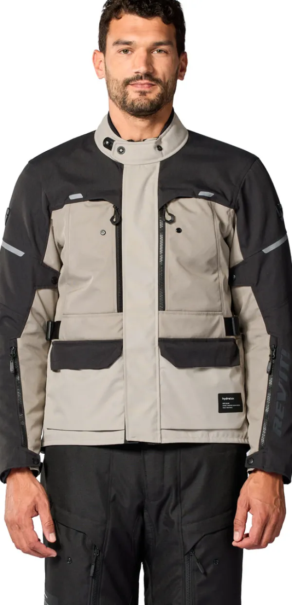 REV'IT Outback 5 H2O Motorjas Sand/Black> Motorjassen
