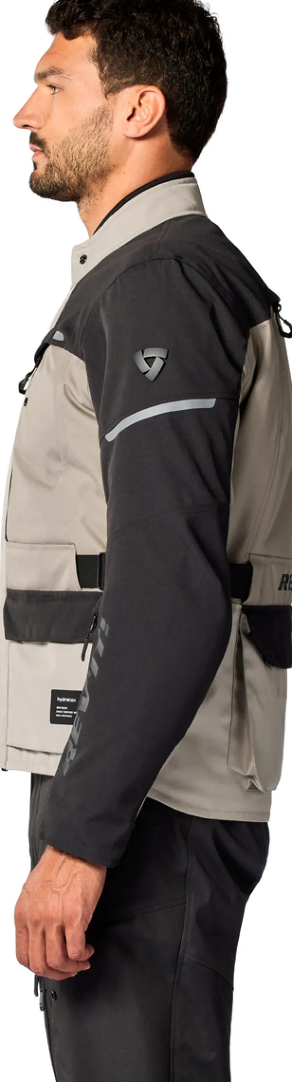 REV'IT Outback 5 H2O Motorjas Sand/Black> Motorjassen