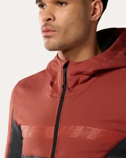 REV'IT Parabolica 2 Motorhoodie Burgundy Red/Grey> Motorhoodies|Motorjassen
