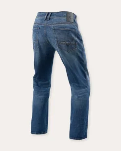 REV'IT Philly 3 LF Motorjeans Medium Blue Used> Motorjeans