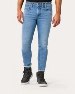 REV'IT Piston 3 Skinny Motorjeans Light Blue Vintage> Motorjeans