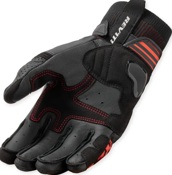 REV'IT Positron Gloves Black/Red> Motorhandschoenen
