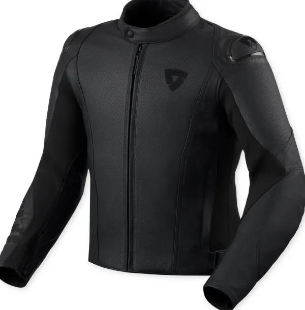 REV'IT Quadratic Motorjas Black> Motorjassen