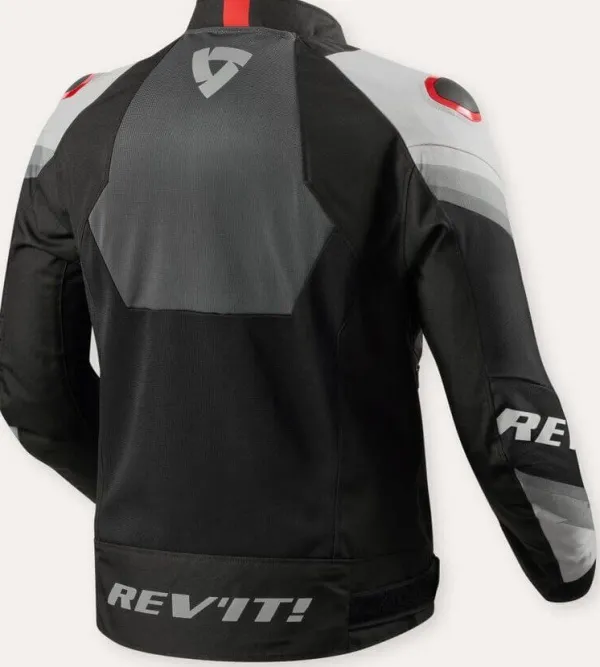 REV'IT Quantum 3 Air Motorjas Grey/Red> Motorjassen