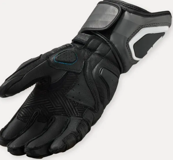 REV'IT Quantum 3 Gloves Black/White> Motorhandschoenen