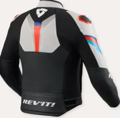 REV'IT Quantum 3 Motorjas Black/Light Grey> Motorjassen