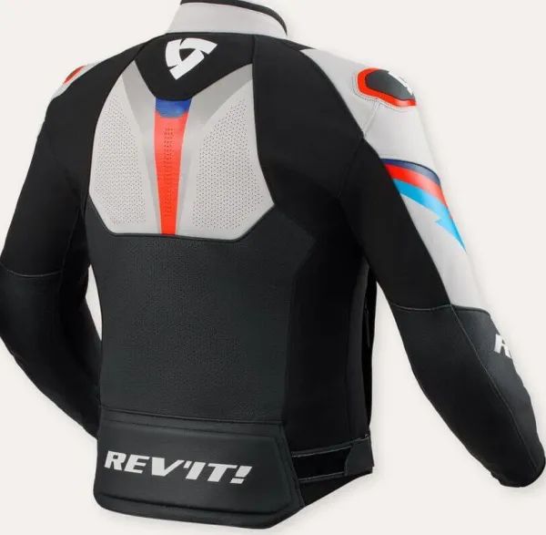 REV'IT Quantum 3 Motorjas Black/Light Grey> Motorjassen