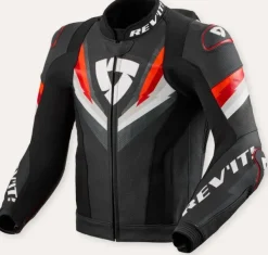 REV'IT Quantum 3 Pro Motorjas Black/Red> Motorjassen