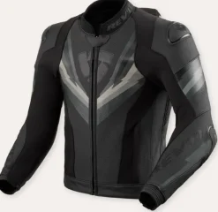 REV'IT Quantum 3 Pro Motorjas Black/Anthracite> Motorjassen