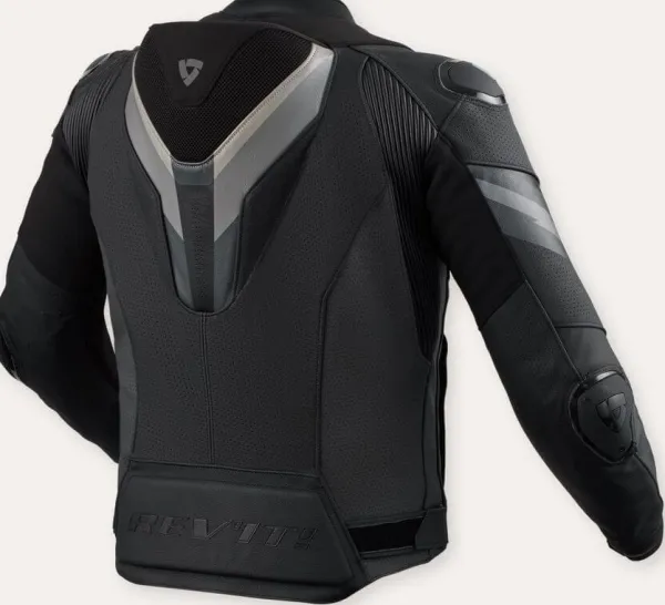 REV'IT Quantum 3 Pro Motorjas Black/Anthracite> Motorjassen
