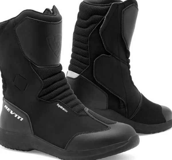 REV'IT Risco H2O Boots Black>Heren Heren Motorlaarzen|Waterdichte Motorlaarzen