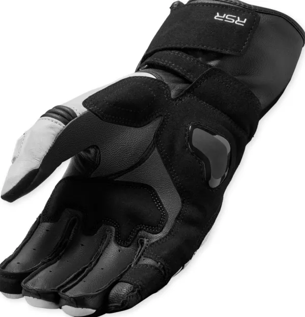 REV'IT RSR 5 Gloves Black/White> Motorhandschoenen
