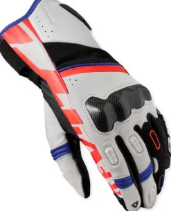 REV'IT RSR 5 Gloves White/Blue> Motorhandschoenen