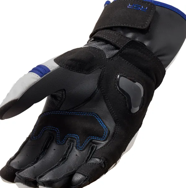 REV'IT RSR 5 Gloves White/Blue> Motorhandschoenen