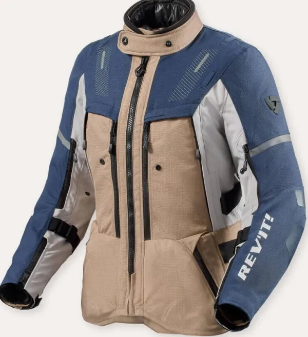 REV'IT Sand 5 H2O Ladies Motorjas Sand/Blue> Motorjassen