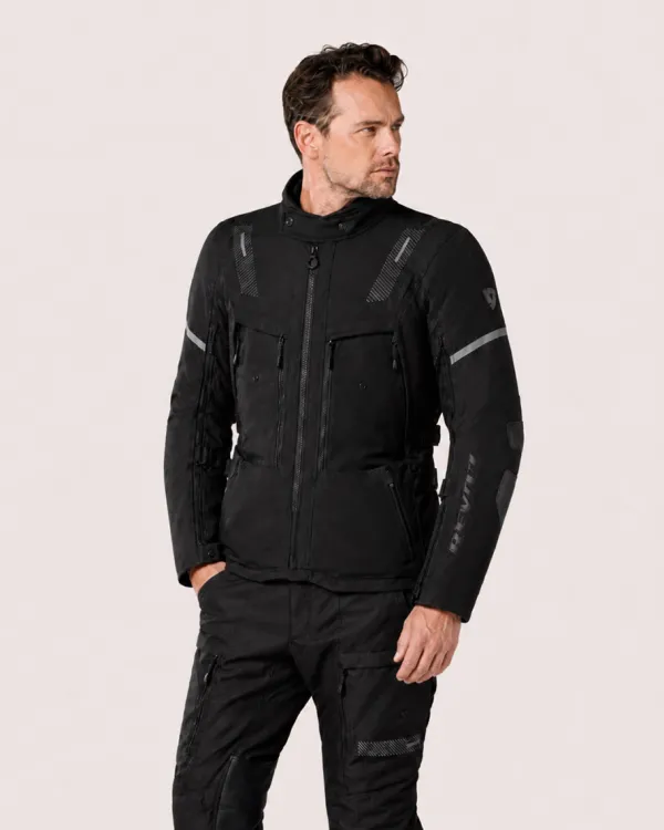 REV'IT Sand 5 H2O Motorjas Black/Anthracite> Motorjassen