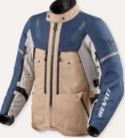 REV'IT Sand 5 H2O Motorjas Sand/Blue><noscript><img width=