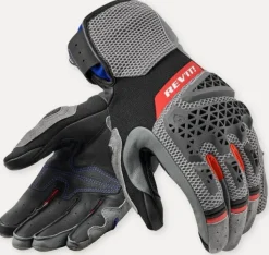 REV'IT Sand 5 Ladies Gloves Grey/Red> Motorhandschoenen