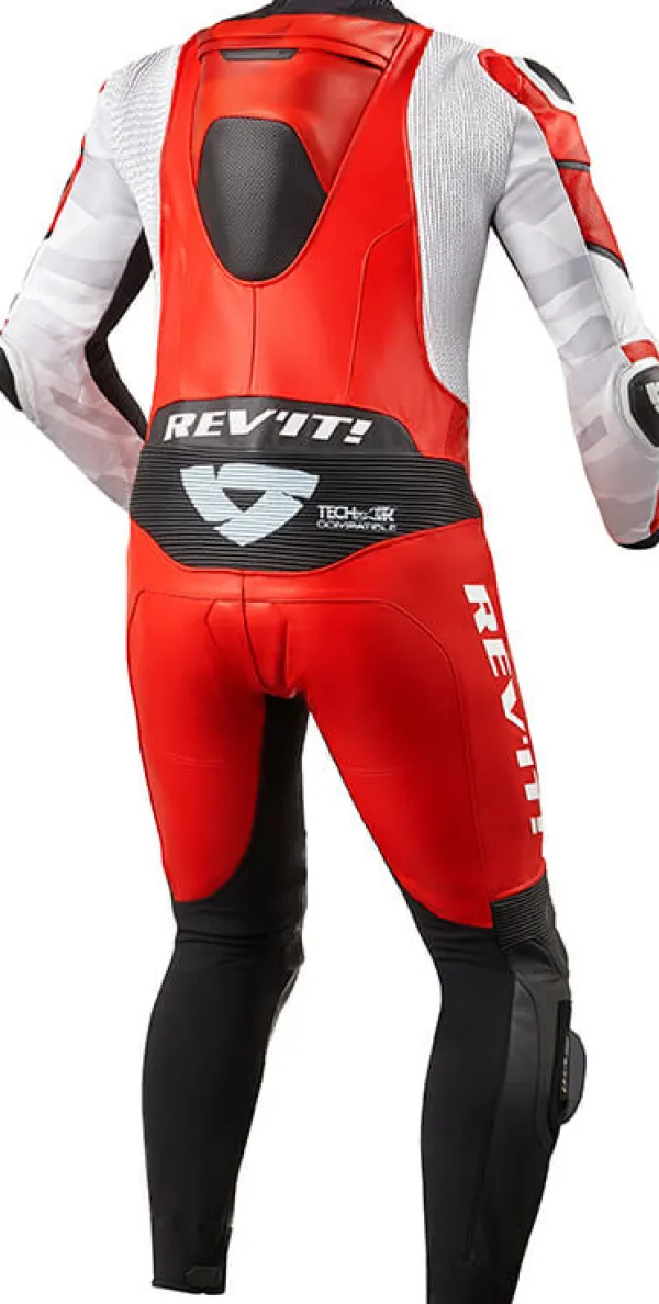 REV'IT Scorpio One Piece Red/White> Motorpakken