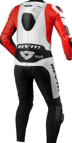 REV'IT Scorpio One Piece White/Red> Motorpakken