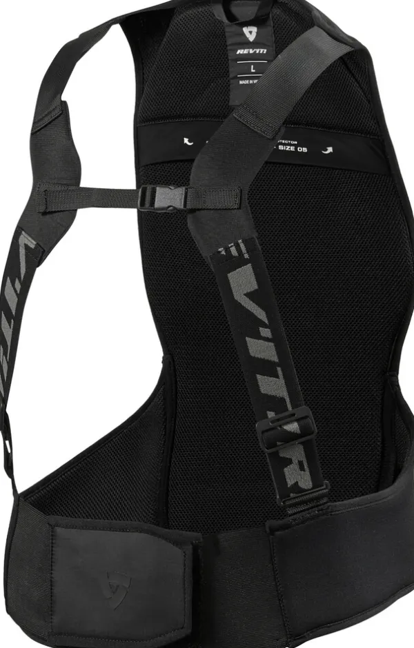 REV'IT Slingshot Backprotector Black> Rugprotectoren