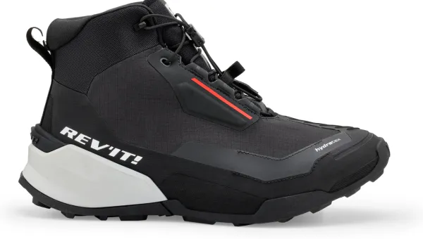 REV'IT Subduction H2O Shoes Black/White>Heren Heren Motorschoenen|Waterdichte Motorschoenen